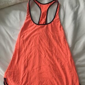 Lululemon orange/pink tank top size 6